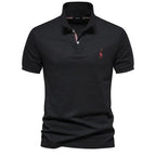 Sebastian | Regular Fit Short Sleeve Button Polo Shirt