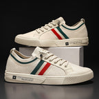 Silas | Men's Breathable Knit Lace-Up Trainers