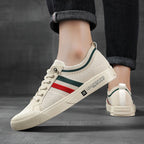 Silas | Men's Breathable Knit Lace-Up Trainers