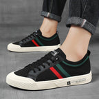 Silas | Men's Breathable Knit Lace-Up Trainers