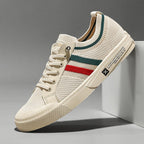 Silas | Men's Breathable Knit Lace-Up Trainers