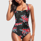 Sofia | Tropical Print One-Piece Swimsuit