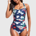 Sofia | Tropical Print One-Piece Swimsuit