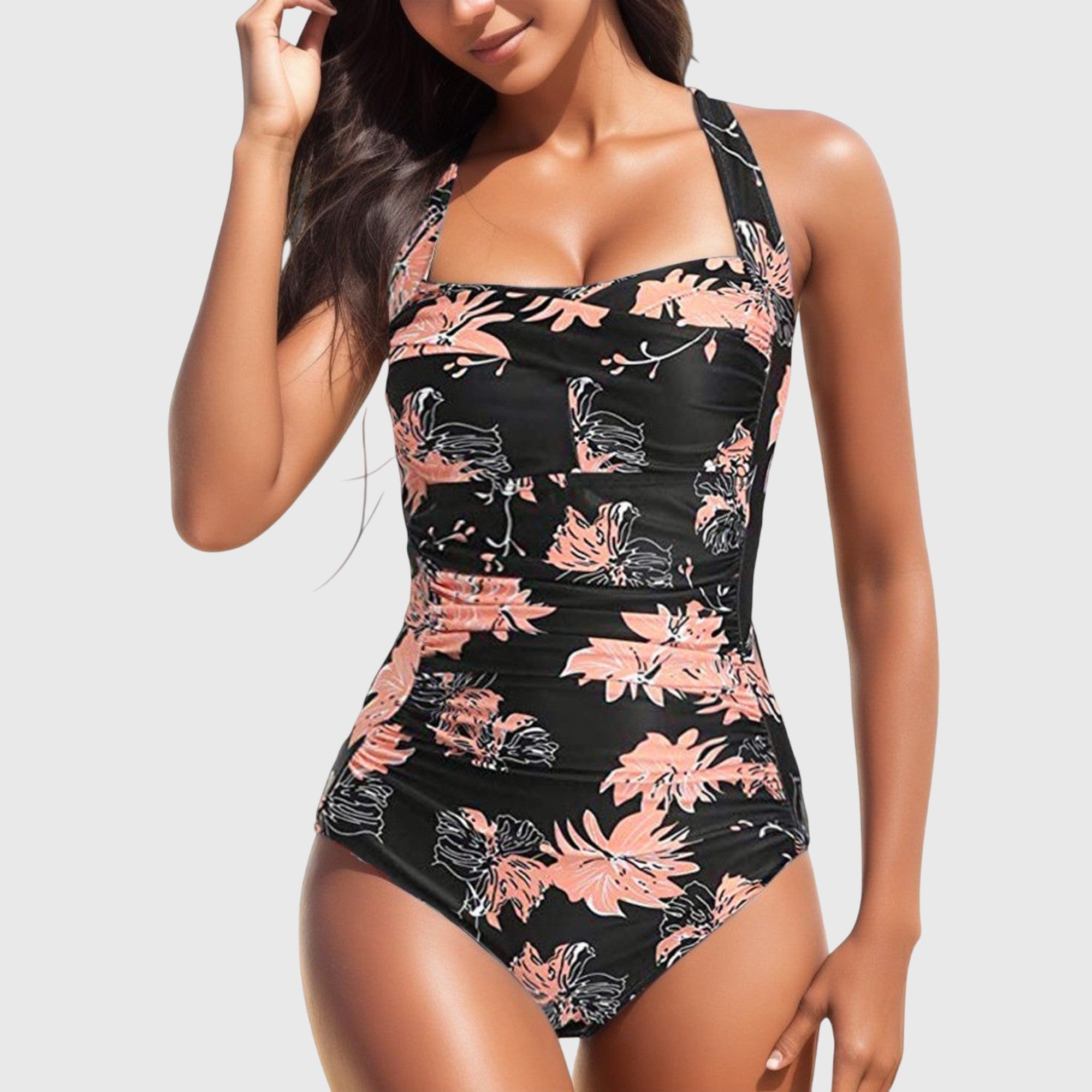 Sofia | Tropical Print One-Piece Swimsuit