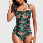 Sofia | Tropical Print One-Piece Swimsuit