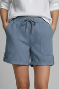 Sylvie | Relaxed Fit Drawstring Pocket Shorts