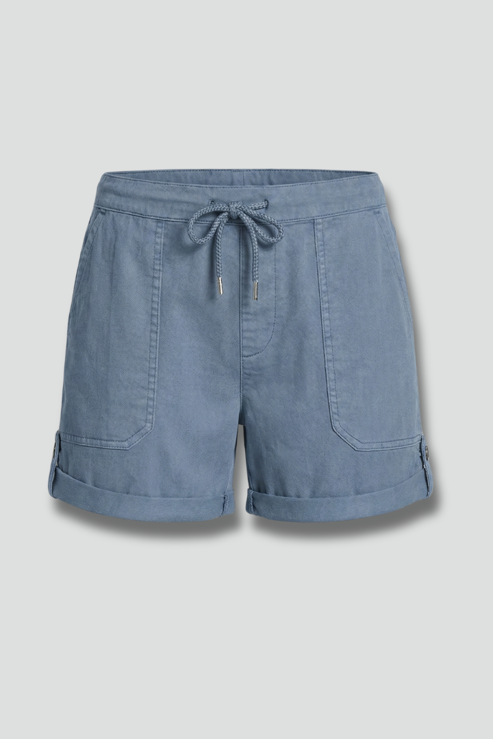 Sylvie | Relaxed Fit Drawstring Pocket Shorts