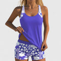 Tabitha | Floral Print Relaxed Fit Tankini Top