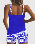 Tabitha | Floral Print Relaxed Fit Tankini Top