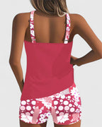 Tabitha | Floral Print Relaxed Fit Tankini Top