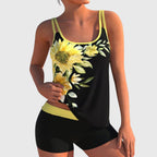 Tallulah | Floral Print Two-Piece Swimsuit Set
