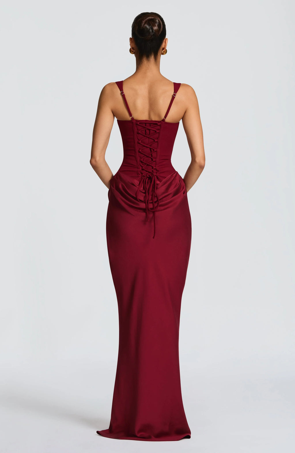 Tatiana | Fitted Backless Maxi Dress