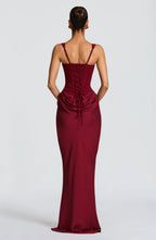 Tatiana | Fitted Backless Maxi Dress