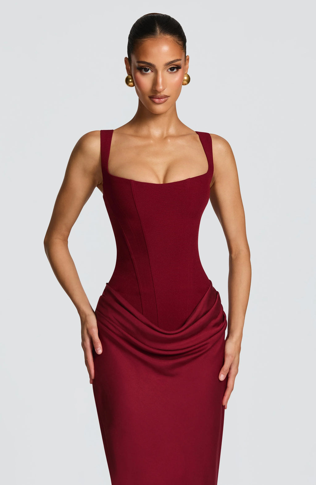 Tatiana | Fitted Backless Maxi Dress