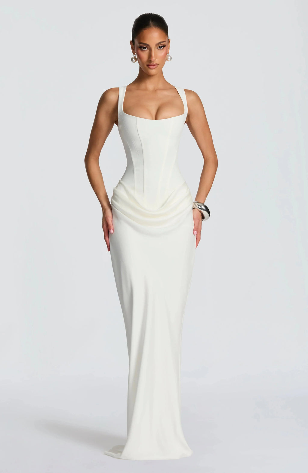 Tatiana | Fitted Backless Maxi Dress