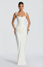 Tatiana | Fitted Backless Maxi Dress
