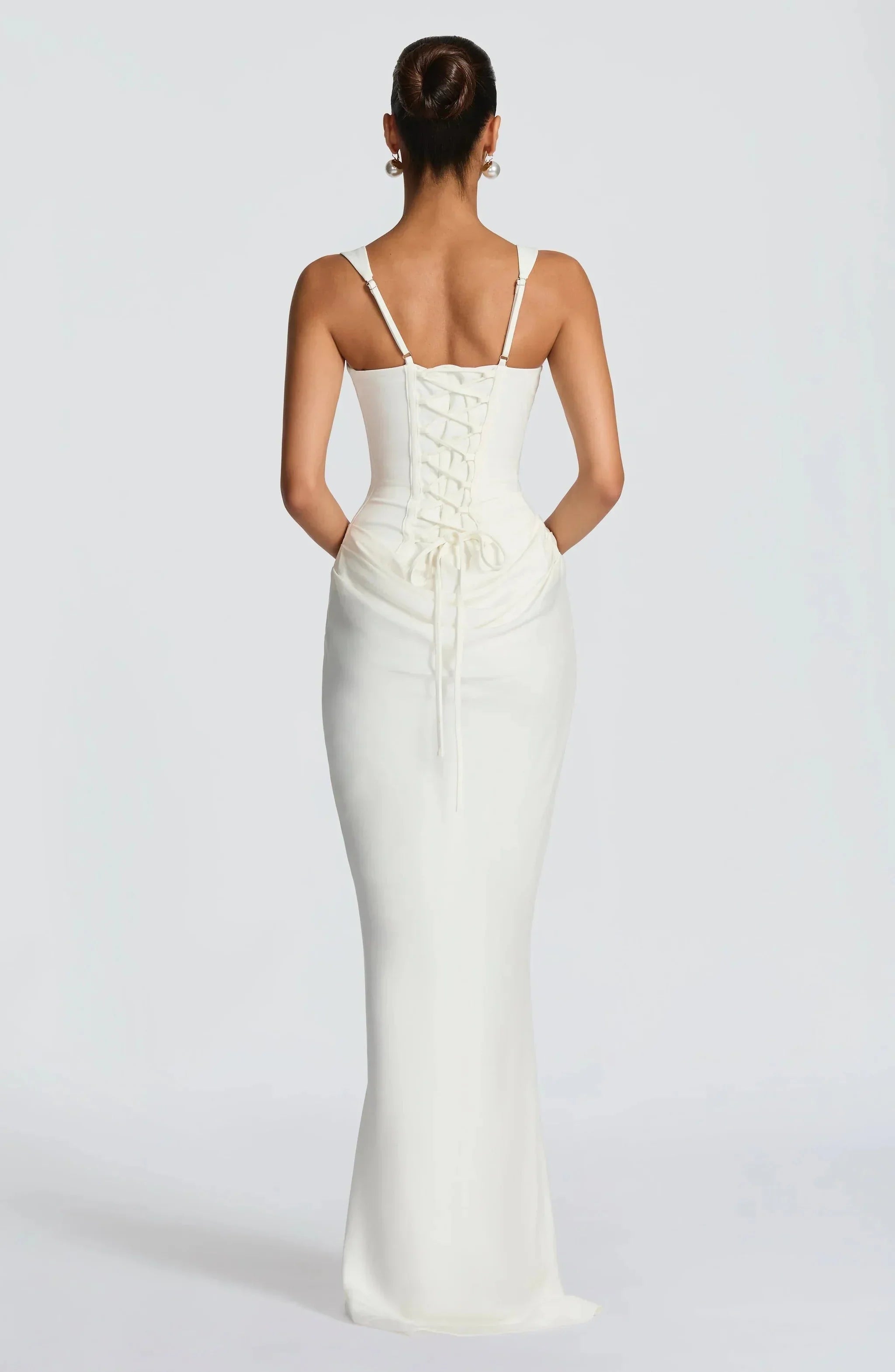 Tatiana | Fitted Backless Maxi Dress