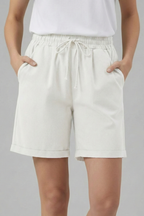 Thea | Relaxed Fit Drawstring Waist Shorts