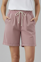 Thea | Relaxed Fit Drawstring Waist Shorts