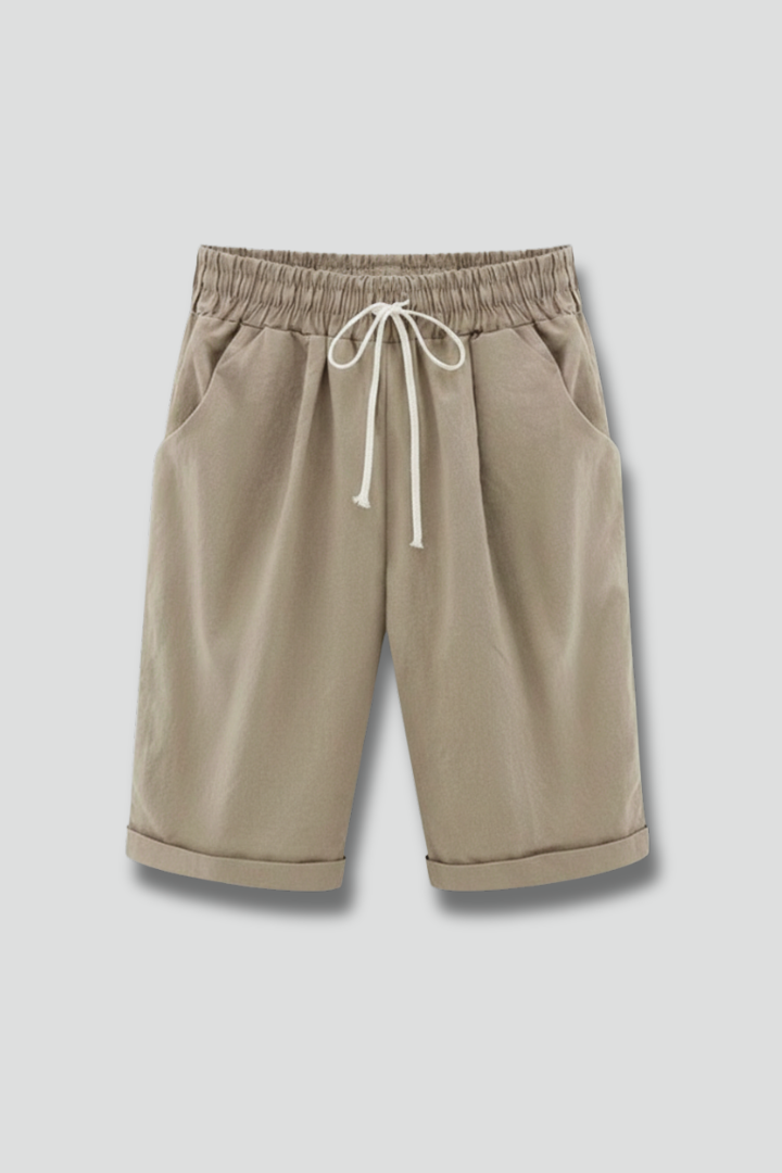 Thea | Relaxed Fit Drawstring Waist Shorts