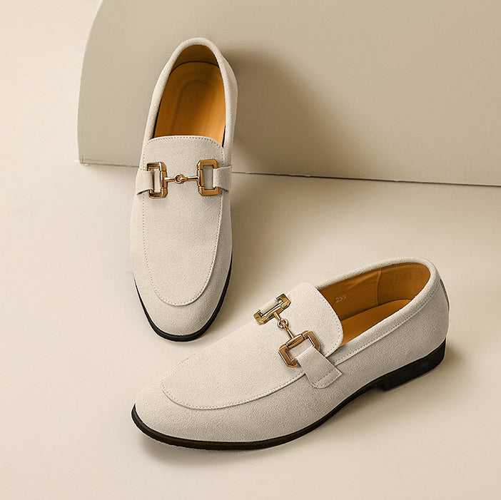 Ulric | Sleek Slip-On Metal Detail Loafers