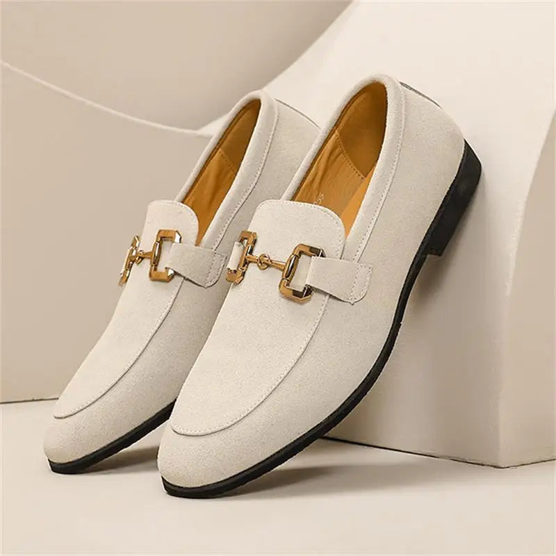 Ulric | Sleek Slip-On Metal Detail Loafers