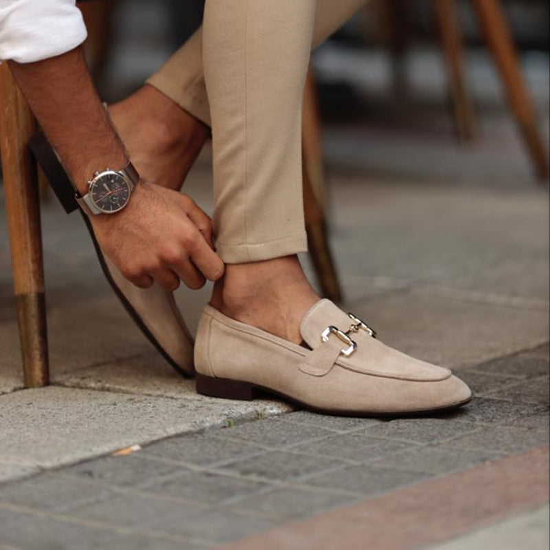Ulric | Sleek Slip-On Metal Detail Loafers