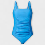 Valeria | Retro Square Neck Padded One-Piece Swimsuit