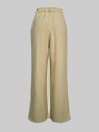Violet | High Waist Wide Leg Pleated Pants