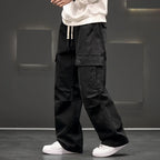 William | Wide Leg Cargo Pocket Casual Pants