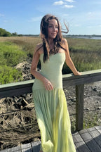 Xanthe | Pleated Fit Maxi Dress