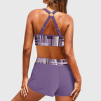 Yolanda | Ribbed High-Waisted Bikini Set