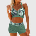 Yolanda | Ribbed High-Waisted Bikini Set
