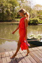 Zinnia | Relaxed Fit Sleeveless Midi Dress