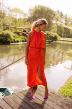 Zinnia | Relaxed Fit Sleeveless Midi Dress