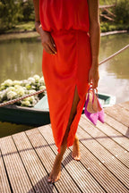 Zinnia | Relaxed Fit Sleeveless Midi Dress